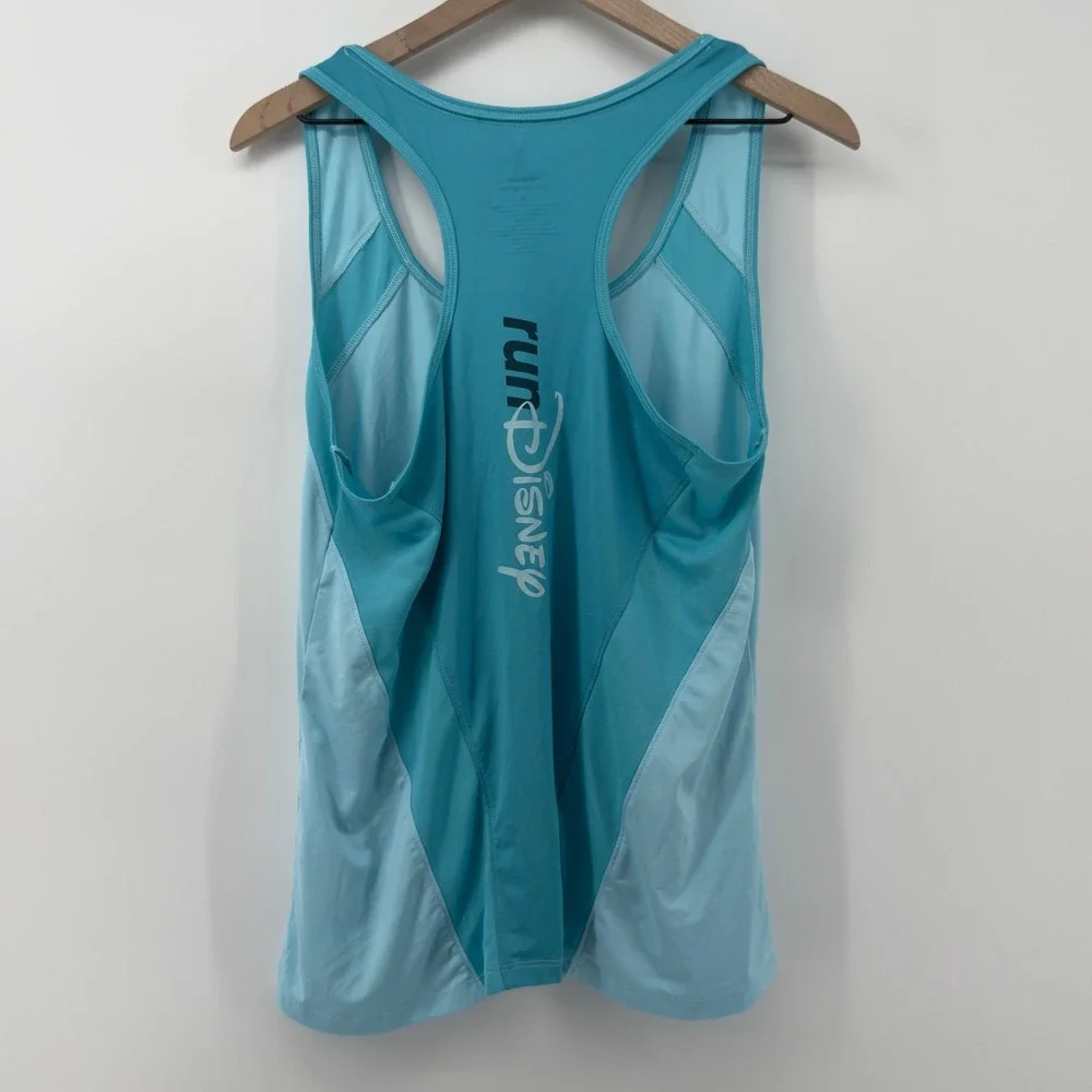 Disney 2022 Princess Half Marathon Racerback Tank Top Blue Women L‎ Activewear - Picture 4 of 5